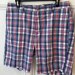Men’s Vineyard vines plaid shorts 34